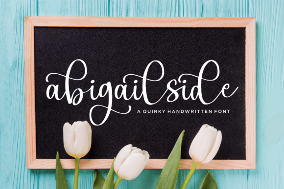 Abigailside: A Quirky Handwritten Font