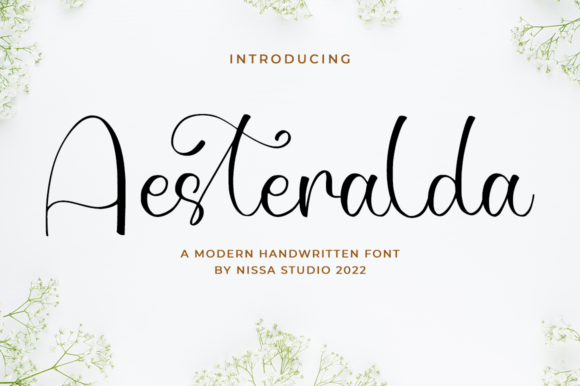 Aesteralda: Elegant Script Font