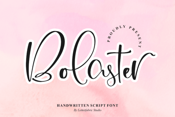 Bolaster: A Handwritten Font for Web Design