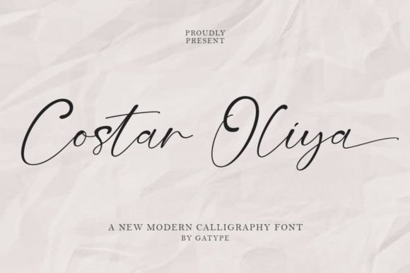 Costar Oliya: A Modern Script Font