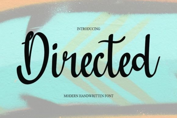 Directed: A Font for Modern Marketing