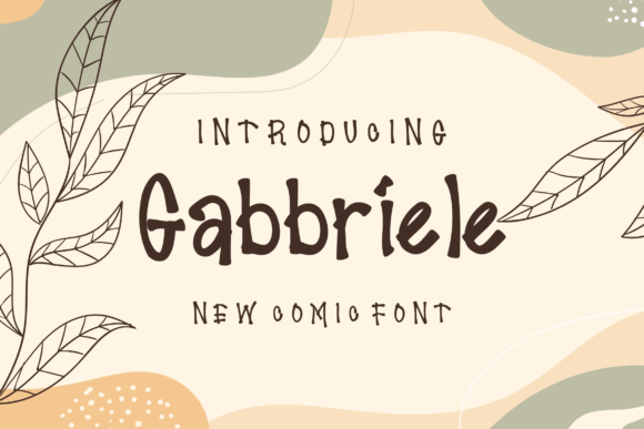 Gabbriele: A Handwritten Font That Feels Like a Signature