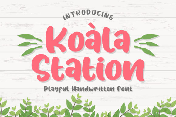 Koala Station: A Playful Font for Business