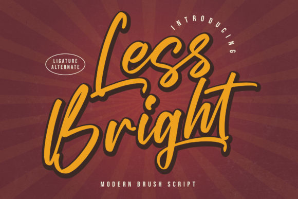 Less Bright: A Handwritten Font That Makes Your Brand Feel Human