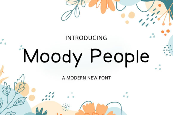 Moody People Font for Creative Projects