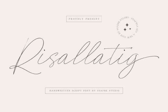Risallatig: A Stylish Script Font
