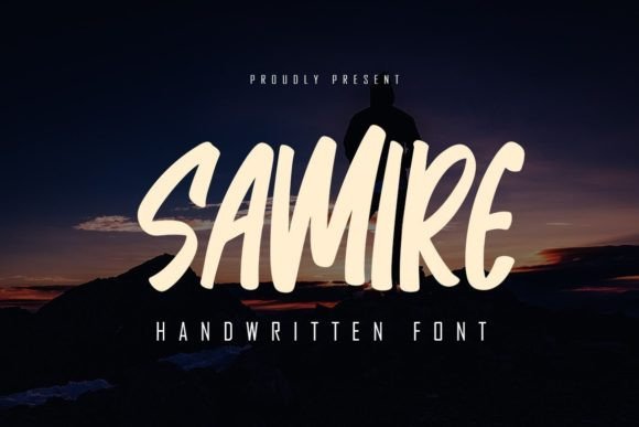 Samire: A Handwritten Font for Elegant Branding