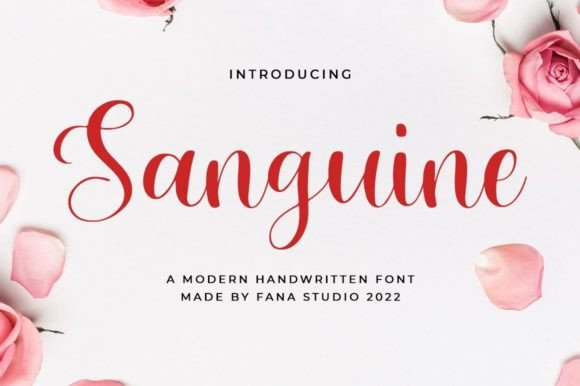 Sanguine: A Stylish Font for Business