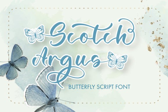 Scotch Argus: A Handwritten Script Font with Editorial Warmth