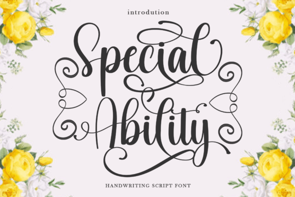 Special Ability Font for Creative Marketing