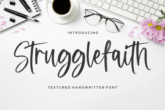Strugglefaith Font for Web Design