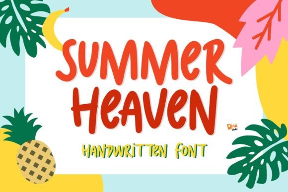 Summer Heaven: A Handwritten Font for Calm Design