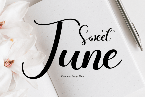 Sweet June Font: Elegant Script for Digital Marketing
