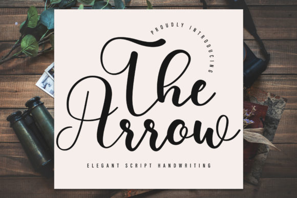 The Arrow: A Stylish Script Font