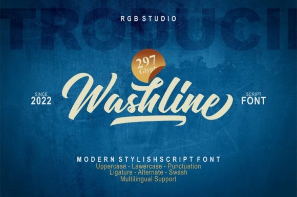 Washline: A Handwritten Font for Editorial Elegance